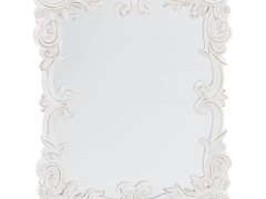 Oglinda alba perete shabby chic