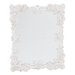 Oglinda alba perete shabby chic